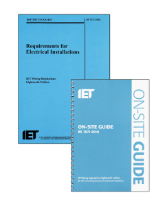 18th Edition Wiring Regulations 2018 - IET Extra Value Pack A