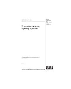BS EN 50172:2004, BS 5266-8:2004 Emergency escape lighting systems