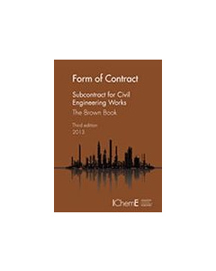 Form of Contract - The Brown Book - Subcontract for Civil Engineering Works 3rd Edition