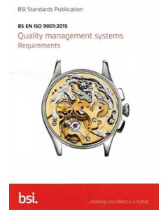 BS EN ISO 9001:2015 (A5 LAMINATED)