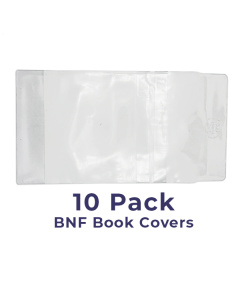BNF Book Cover - Clear Plastic (10 Pack)