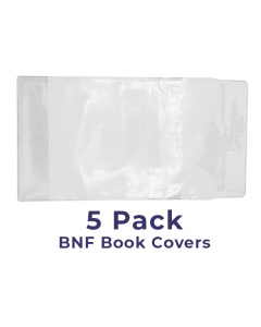 BNF Book Cover - Clear Plastic (5 Pack)