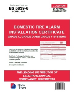 Domestic Fire Alarm Installation Grade D Certificate