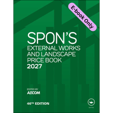 Spon's External Works and Landscape Price Book 2027 (E-Book Only)