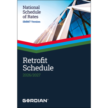National Schedule of Rates Retrofit 2026/2027. NRM & SMM7 versions.