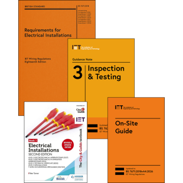IET Electrical Student Extra Value Pack C (Amendment 4, 2026)