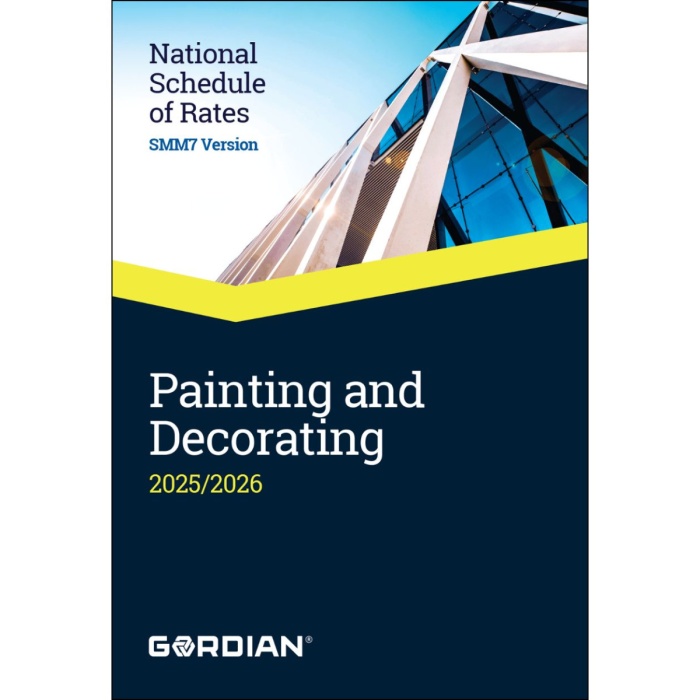 National Schedule of Rates Painting & Decorating 2025/2026