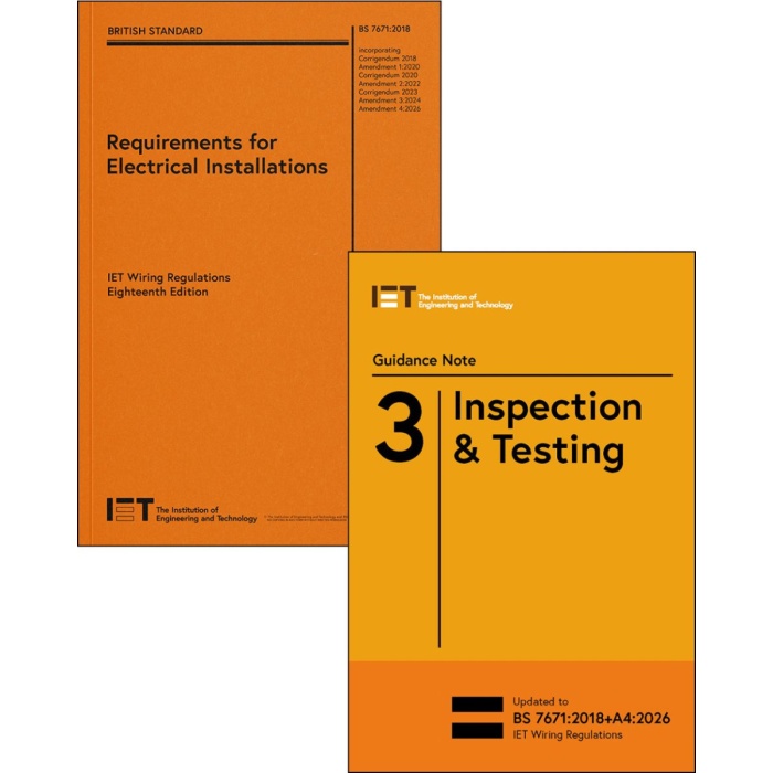  Wiring Regs (Amd 4, 2026) IET Extra Value Pack C