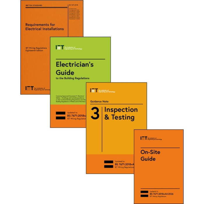  Wiring Regs (Amd 4, 2026) IET Extra Value Pack D