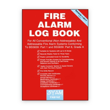 SYAM Fire Alarm Log Book