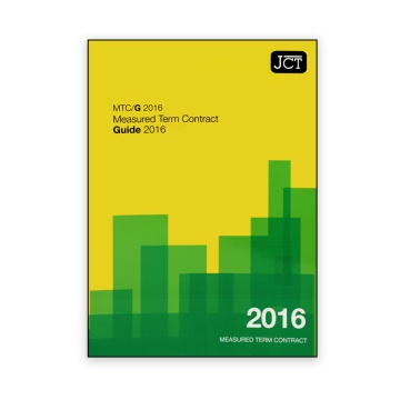 JCT Measured Term Contract Guide 2016 (MTC/G)