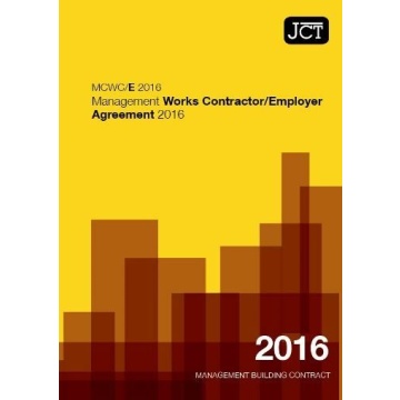 JCT Management Works Contractor/Employer Agreement 2016 (MCWC/E)