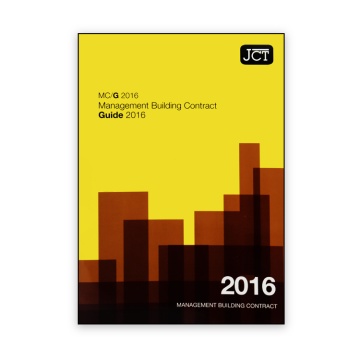 JCT Management Building Contract Guide 2016 (MC/G)