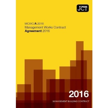 JCT Management Works Contract Agreement 2016 (MCWC/A)