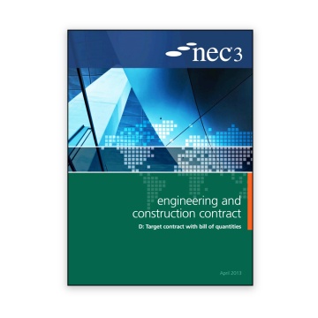 NEC3: Engineering and Construction Contract Option D: target contract with bill of quantities