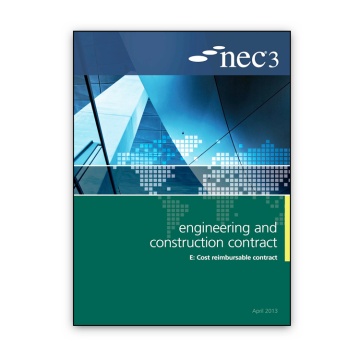 NEC3: Engineering and Construction Contract Option E: cost reimbursable contract