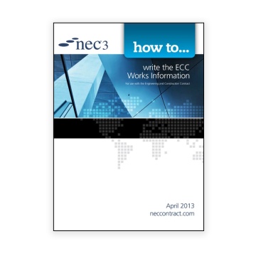 NEC3: how to write the ECC Works Information