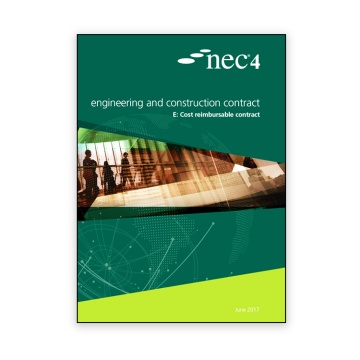 NEC4: Engineering and Construction Contract Option E: cost reimbursable contract 