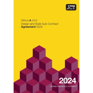 JCT Design and Build Sub-Contract Agreement 2024 (DBSub/A)