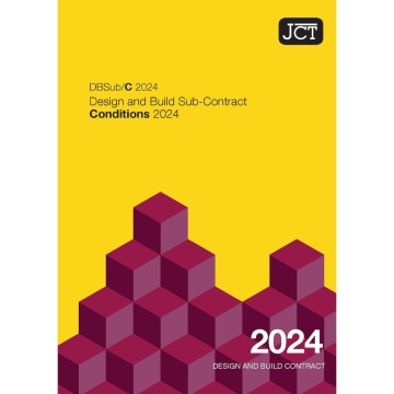 JCT Design and Build Sub-Contract Conditions 2024 (DBSub/C)