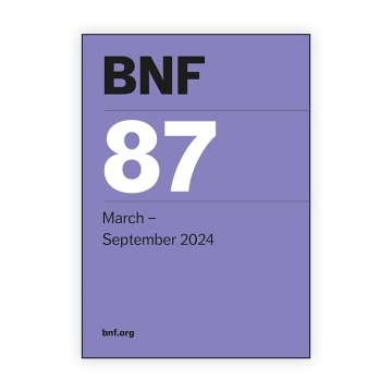 BNF 87 (British National Formulary) March 2024