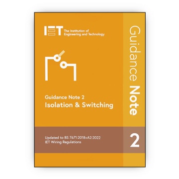  IET Guidance Note 2: Isolation & Switching, 9th Edition