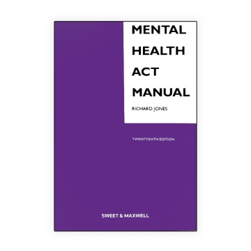 Mental Health Act Manual - 26th Edition