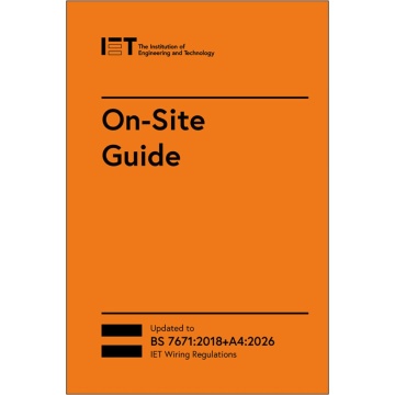 IET On-Site Guide - BS 7671:2018+A4:2026 (9th Edition)