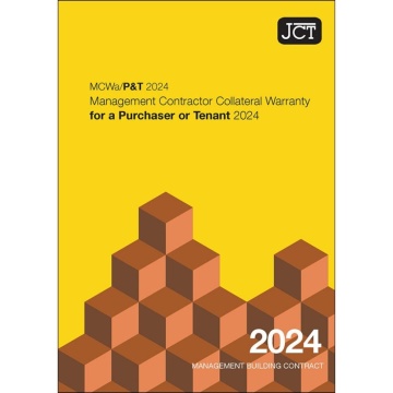 JCT Management Contractor Collateral Warranty for a Purchaser or Tenant 2024 (MCWa/P&T)
