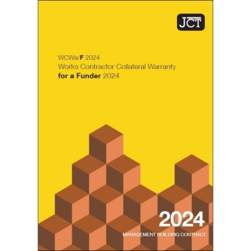 JCT Works Contractor Collateral Warranty for a Funder 2024 (WCWa/F)