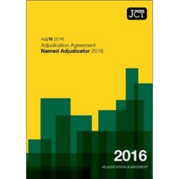 JCT Adjudication Agreement (Named Adjudicator) 2016 (Adj/N)