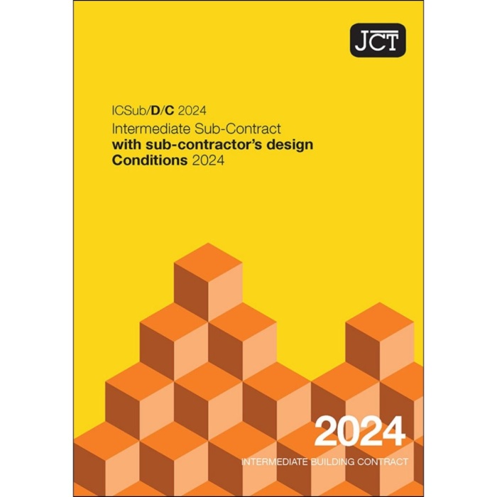 JCT Intermediate Sub Contract sub contractor's design Conditions 2024 (ICSub/D/C)