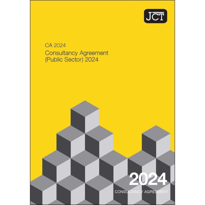  JCT Consultancy Agreement (Public Sector) 2024 (CA)