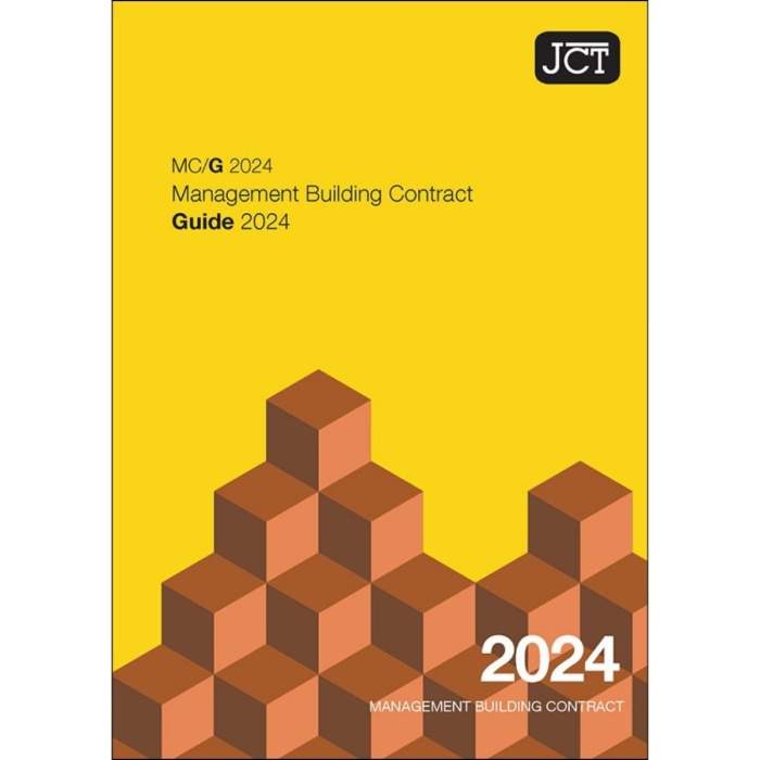 JCT Management Building Contract Guide 2024 (MC/G)